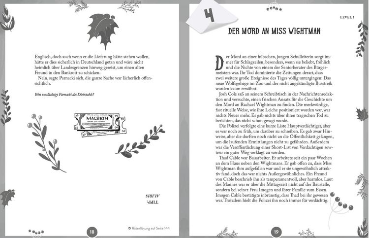 Krimi Rätsel Adventskalender 2025 - 24 Text-Rätsel Für Erwachsene & Familien