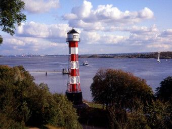Produktbild: CALVENDO Puzzle Leuchtturm Wittenbergen, Elbe | 1000 Teile Lege-Gr&ouml;&szlig;e 64x48cm Foto-Puzzle f&uuml;r gl&uuml;ckliche Stunden