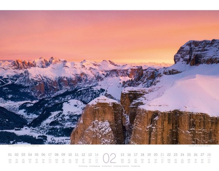 Produktbild: Bergwelt Dolomiten Kalender 2027