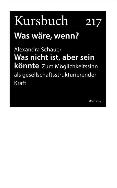 Produktbild: Was nicht ist, aber sein k&ouml;nnte.
