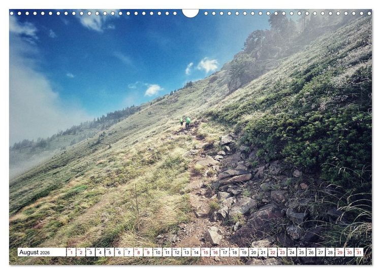 Produktbild: Hiking the GR 10 A long distance trail through the French Pyrenees (Wall Calendar 2026 DIN A3 landscape), CALVENDO 12 Month Wall Calendar