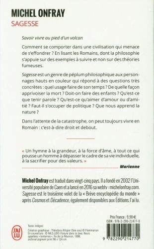 Produktbild: Onfray, M: Sagesse - Savoir vivre au pied d'un volcan