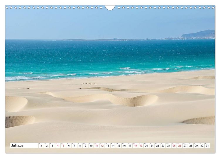 Produktbild: Boa Vista - die drittgr&ouml;&szlig;te Kapverdische Insel (Wandkalender 2026 DIN A3 quer), CALVENDO Monatskalender