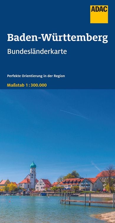 Produktbild: ADAC Bundesl&auml;nderkarte Deutschland 11 Baden-W&uuml;rttemberg 1:300.000