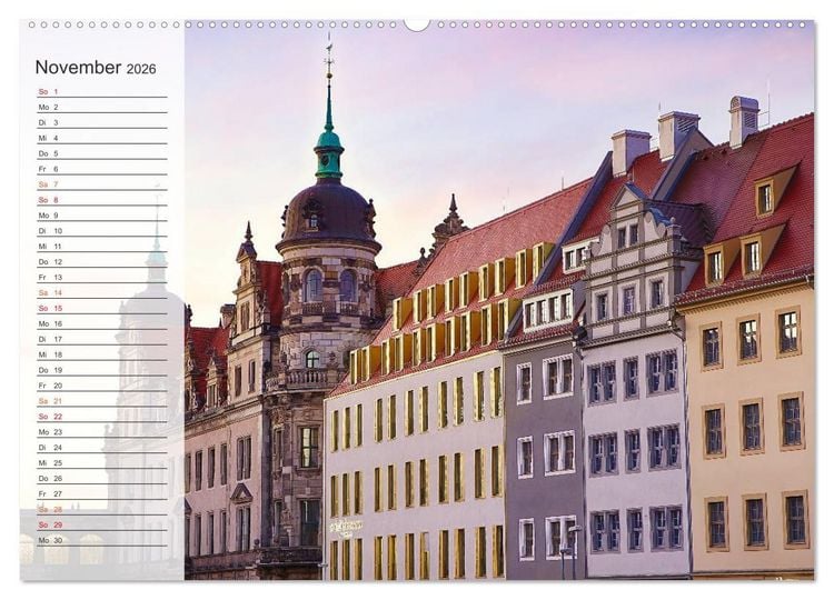 Produktbild: Wundersch&ouml;nes Dresden (hochwertiger Premium Wandkalender 2026 DIN A2 quer), Kunstdruck in Hochglanz