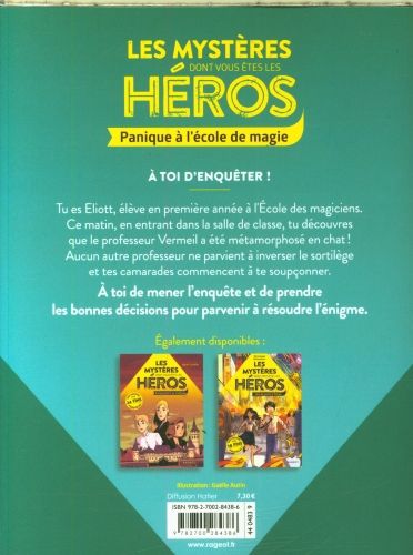 Produktbild: Panique &agrave; l'&eacute;cole de magie. Les myst&egrave;res dont vous &ecirc;tes le h&eacute;ros