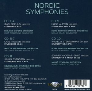 Produktbild: Nordic Symphonies(10CD)