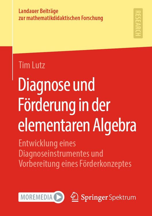 Produktbild: Diagnose und F&ouml;rderung in der elementaren Algebra
