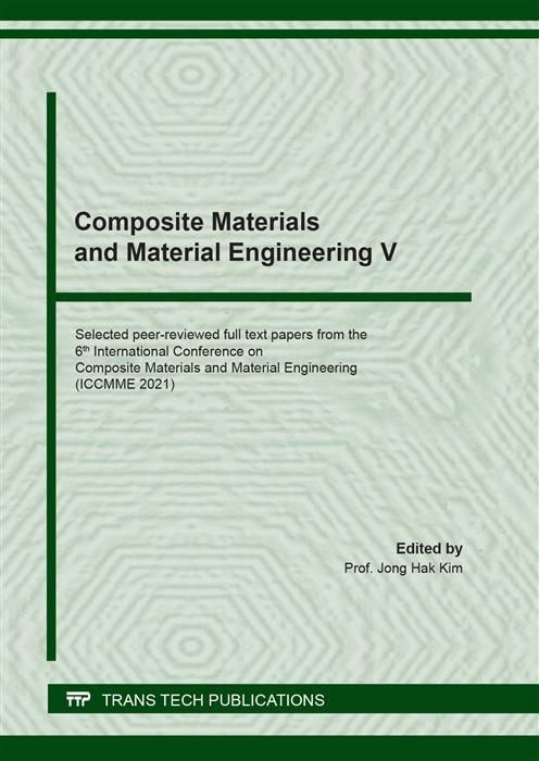 Produktbild: Composite Materials and Material Engineering V