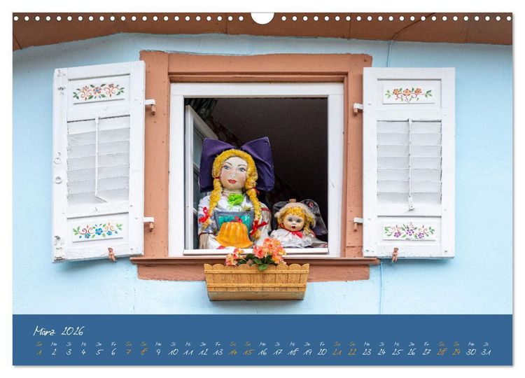 Produktbild: Fenster & Fassade (Wandkalender 2026 DIN A3 quer), CALVENDO Monatskalender