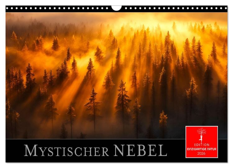 Produktbild: Mystischer Nebel (Wandkalender 2026 DIN A3 quer), CALVENDO Monatskalender