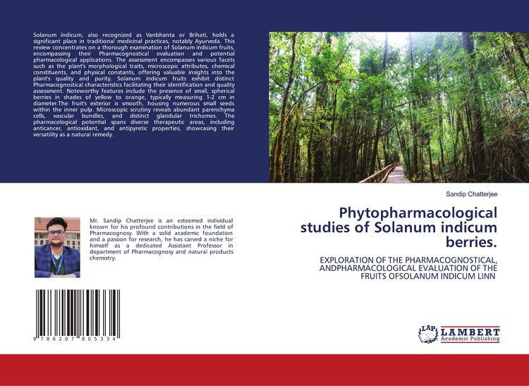 Produktbild: Phytopharmacological studies of Solanum indicum berries.