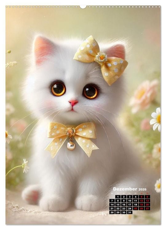 Produktbild: Miau Momente (hochwertiger Premium Wandkalender 2026 DIN A2 hoch), Kunstdruck in Hochglanz