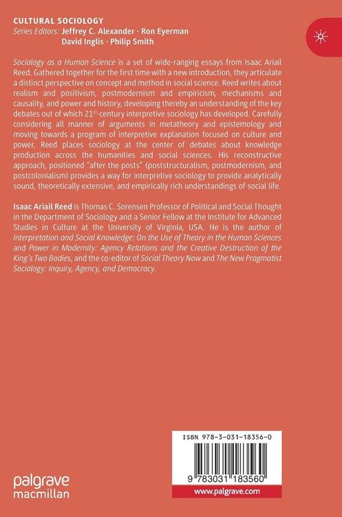 Produktbild: Sociology as a Human Science
