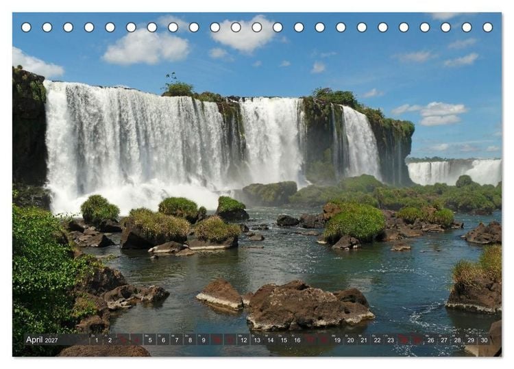 Produktbild: Buenos Aires mit Iguazu (Tischkalender 2027 DIN A5 quer), CALVENDO Monatskalender