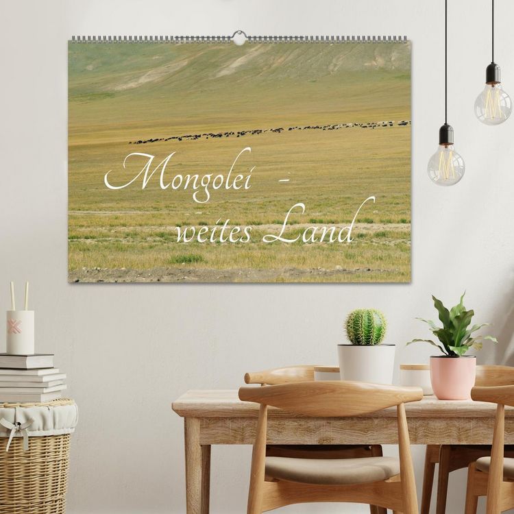 Produktbild: Mongolei - weites Land (Wandkalender 2026 DIN A2 quer), CALVENDO Monatskalender