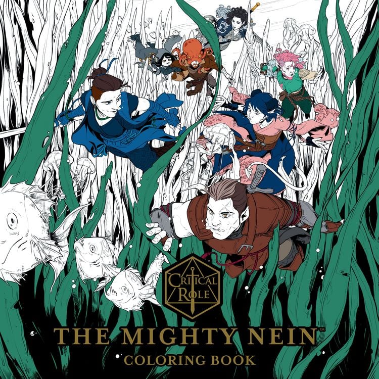 Produktbild: Critical Role: The Mighty Nein Coloring Book