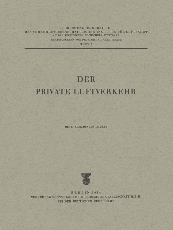 Produktbild: Der private Luftverkehr
