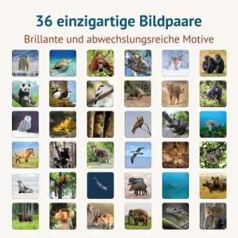 Produktbild: Einzigartig - Bedrohte Tierarten - Memospiel