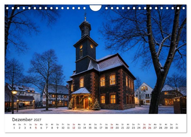 Produktbild: Hanau Kurpark und Kesselstadt (Wandkalender 2027 DIN A4 quer), CALVENDO Monatskalender