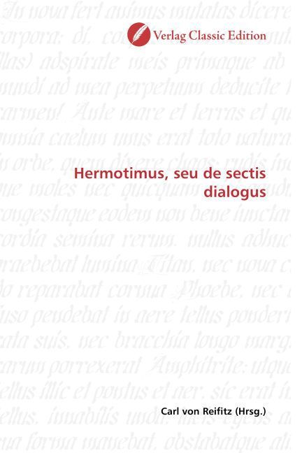 Produktbild: Hermotimus, seu de sectis dialogus