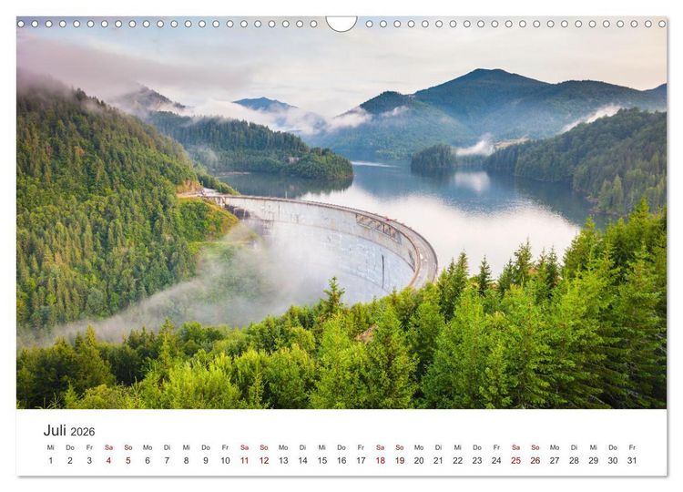 Produktbild: Rum&auml;nien - Zwischen Gebirgen und dem Meer. (Wandkalender 2026 DIN A3 quer), CALVENDO Monatskalender