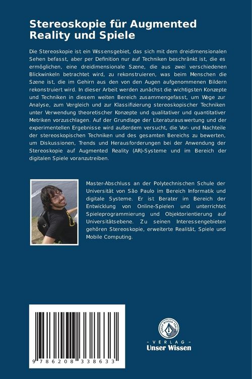 Produktbild: Stereoskopie f&uuml;r Augmented Reality und Spiele