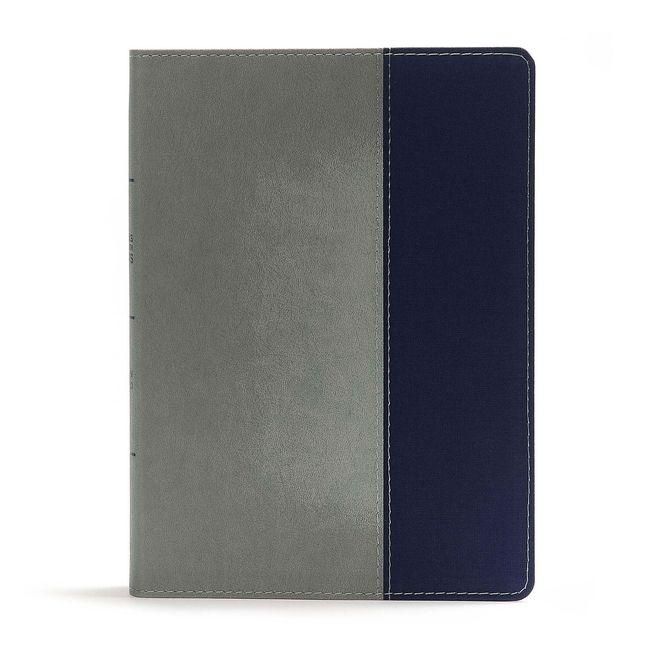 Produktbild: CSB Apologetics Study Bible for Students, Gray/Navy Leathertouch
