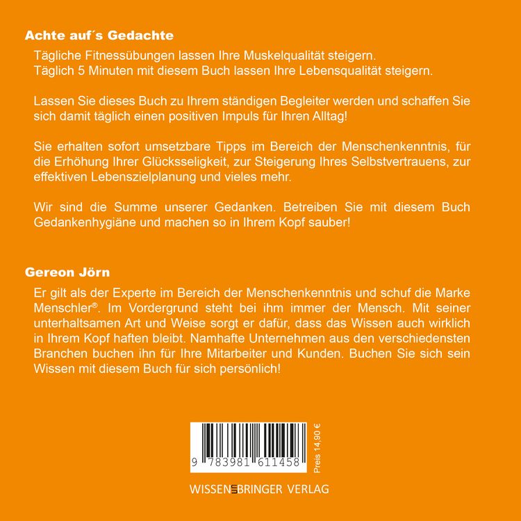 Produktbild: Achte auf's Gedachte!