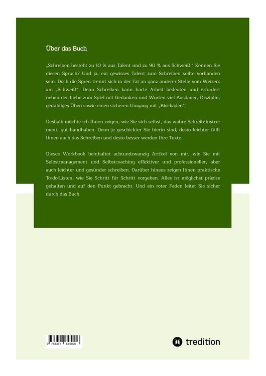 Produktbild: Workbook: Selbstcoaching f&uuml;r Autoren