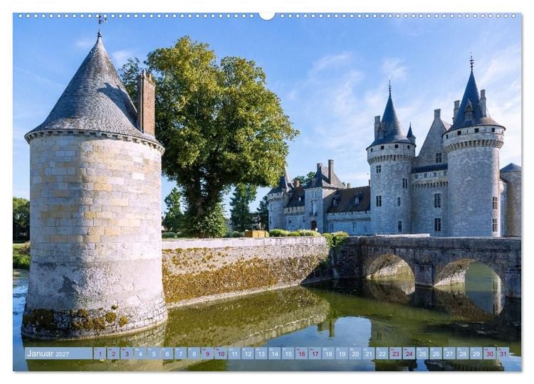 Produktbild: Zauberhaftes Tal der Loire. Charmante St&auml;dte und pr&auml;chtige Schl&ouml;sser (hochwertiger Premium Wandkalender 2027 DIN A2 quer), Kunstdruck in Hochglanz