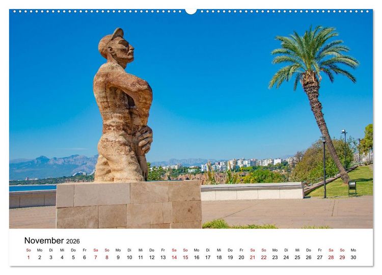 Produktbild: T&uuml;rkei, Antalya: Urlaubsparadies am Mittelmeer (hochwertiger Premium Wandkalender 2026 DIN A2 quer), Kunstdruck in Hochglanz