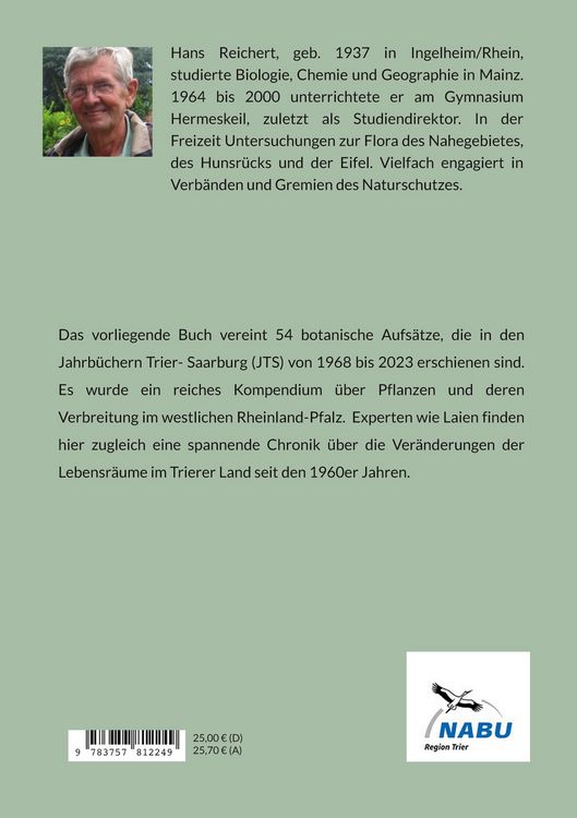 Produktbild: Gesammelte Aufs&auml;tze zur Flora im Trierer Raum