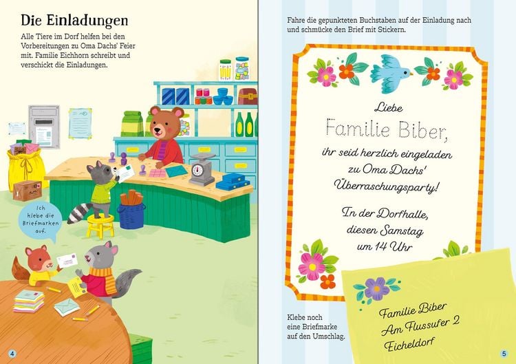 Produktbild: Mein Immer-wieder-Stickerbuch: Oma Dachs feiert Geburtstag