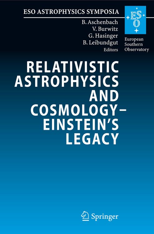 Produktbild: Relativistic Astrophysics and Cosmology &ndash; Einstein&rsquo;s Legacy