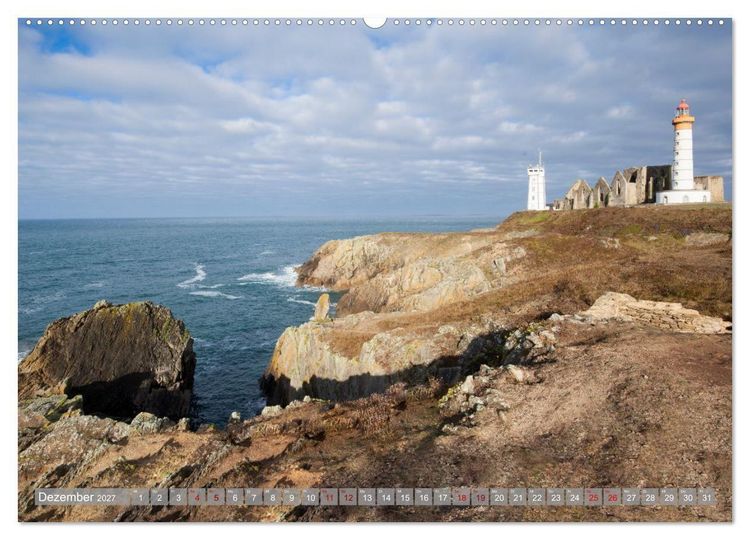 Produktbild: Momente einer Reise - Bretagne (Wandkalender 2027 DIN A2 quer), CALVENDO Monatskalender