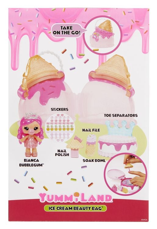 Produktbild: Yummiland Beauty Bag Playset + Lip Gloss Doll - Ice Cream Beauty Bag