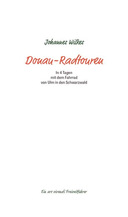 Produktbild: Donau-Radtouren