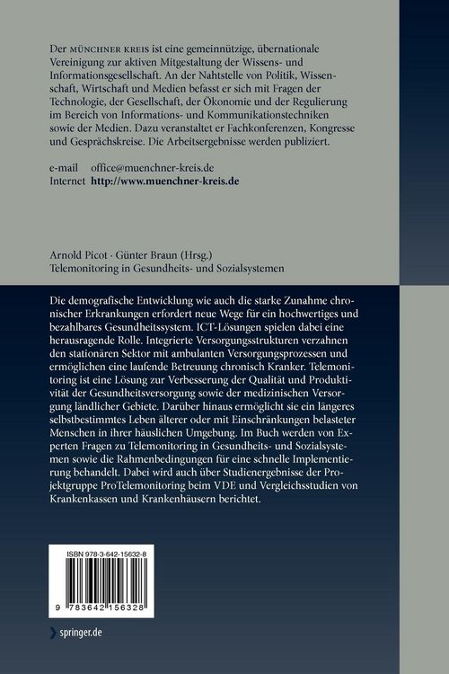 Produktbild: Telemonitoring in Gesundheits- und Sozialsystemen