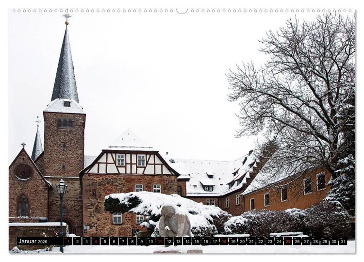 Produktbild: Schl&uuml;chtern 2026 (Wandkalender 2026 DIN A2 quer), CALVENDO Monatskalender