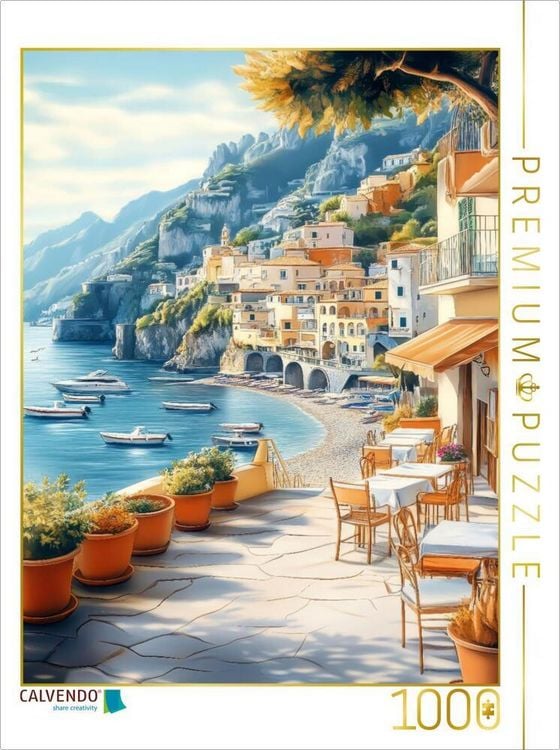 Produktbild: CALVENDO Puzzle Ein mediterranes Paradies | 1000 Teile Lege-Gr&ouml;&szlig;e 64x48cm Foto-Puzzle f&uuml;r gl&uuml;ckliche Stunden