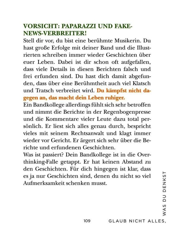 Produktbild: Die 1-Minuten-Strategie gegen Overthinking