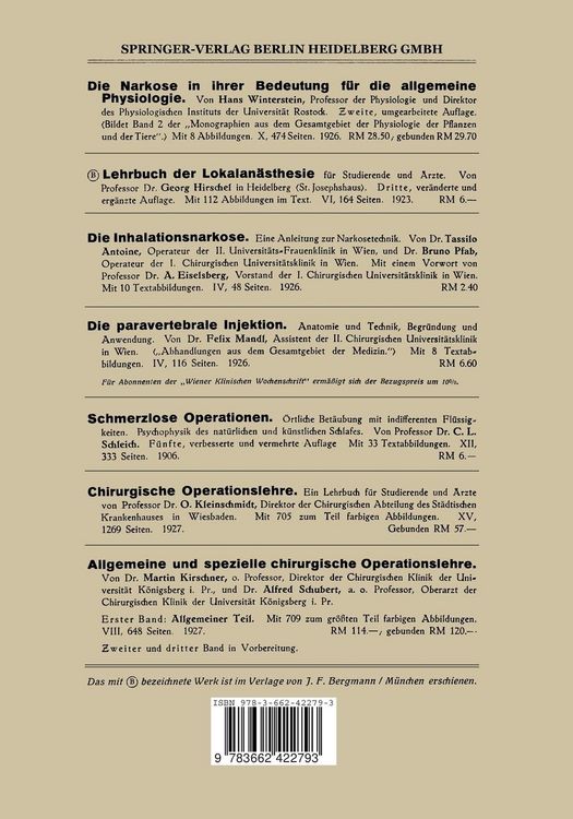Produktbild: Die Avertinnarkose in der Chirurgie
