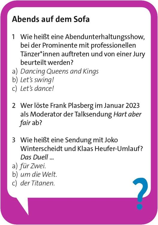 Produktbild: Pocket Quiz Alltagsfragen