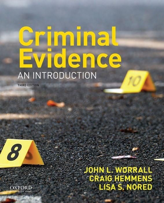 Produktbild: Criminal Evidence 3/e