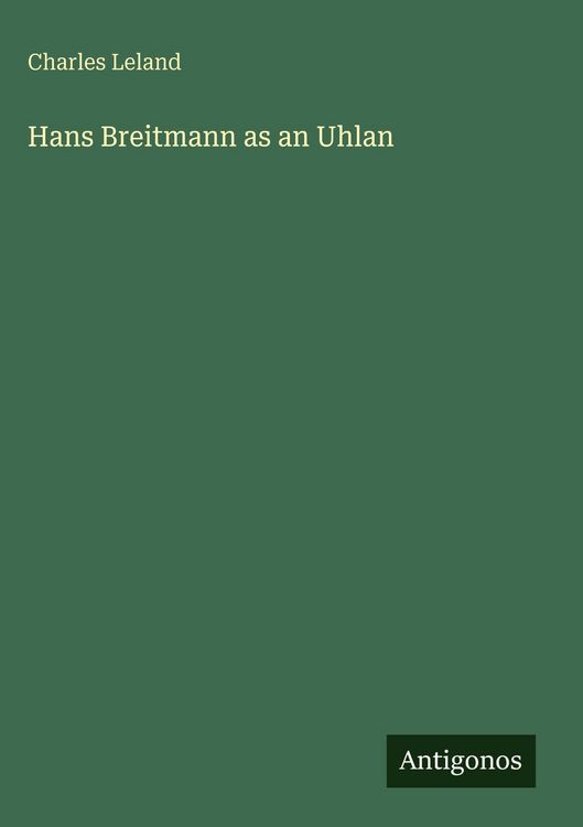 Produktbild: Hans Breitmann as an Uhlan