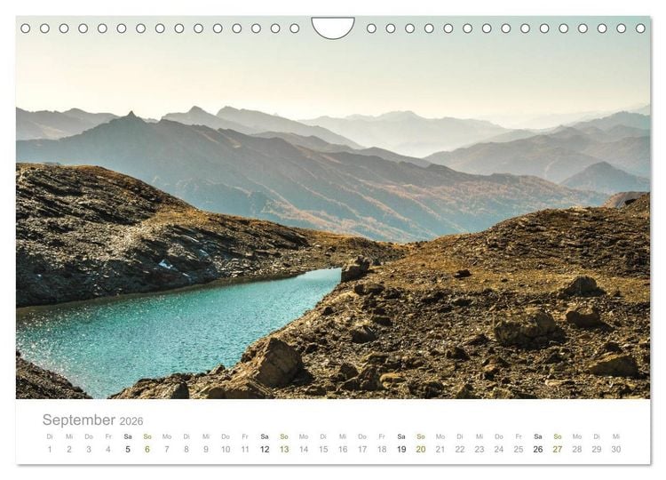 Produktbild: Berge - Die Sch&ouml;nheit der Alpen (Wandkalender 2026 DIN A4 quer), CALVENDO Monatskalender