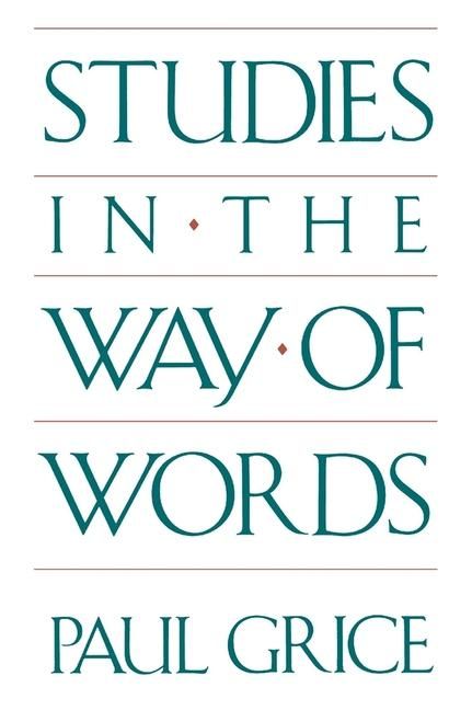 Produktbild: Studies in the Way of Words