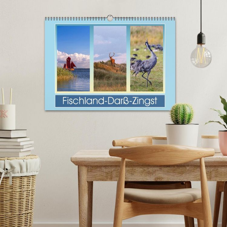 Produktbild: Fischland-Dar&szlig;-Zingst (Wandkalender 2026 DIN A3 quer), CALVENDO Monatskalender