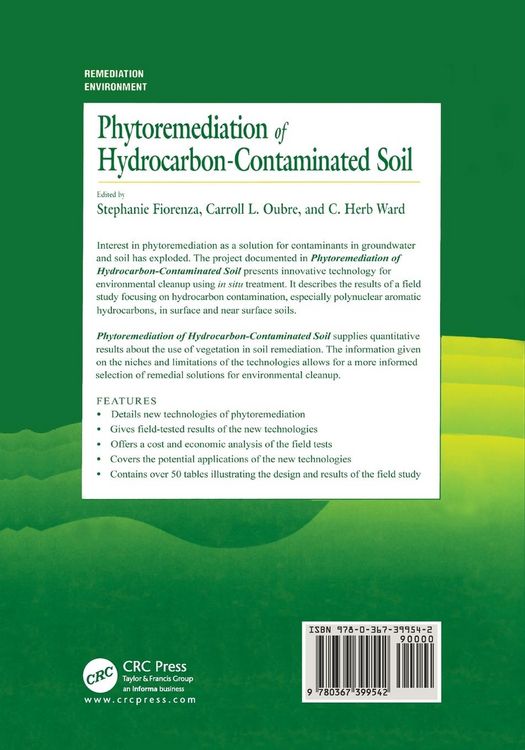 Produktbild: Phytoremediation of Hydrocarbon-Contaminated Soils
